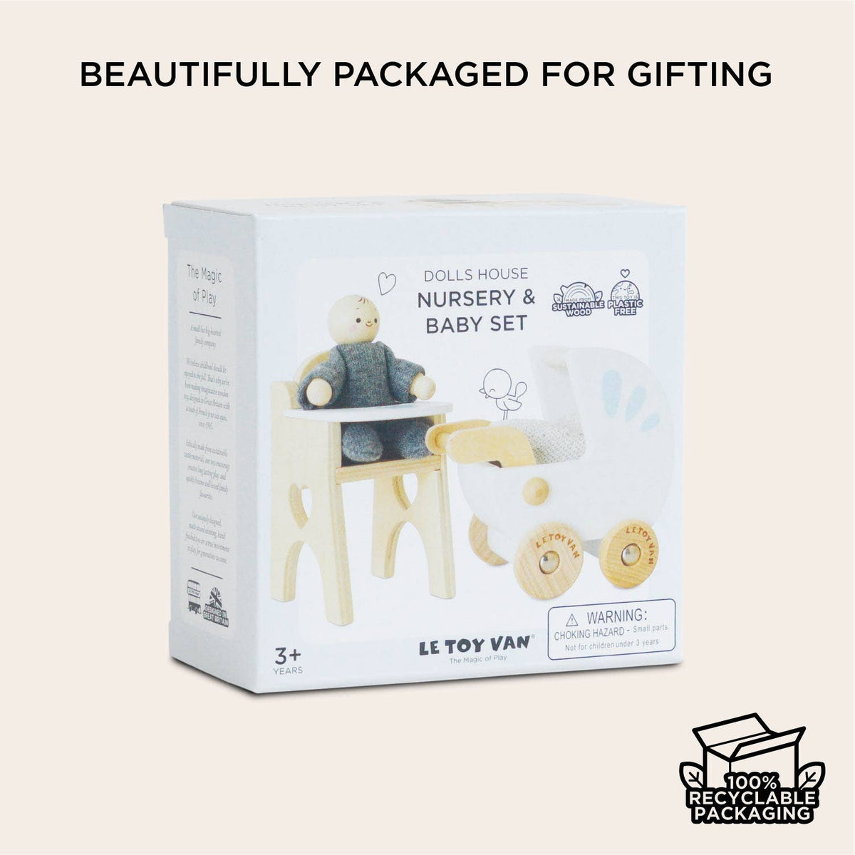 Le Toy Van, Inc. - Dolls House Nursery & Baby Set