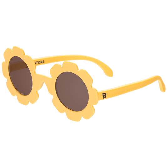 Babiators - Yellow Flower Kids Sunglasses on Peggable Hangtag: Ages 3-5