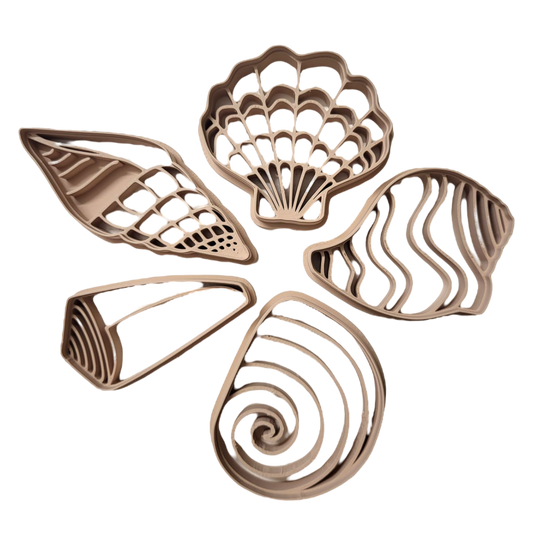 CJECOPLAY INC. - Sea Shell EcoCutter Collection: Beige