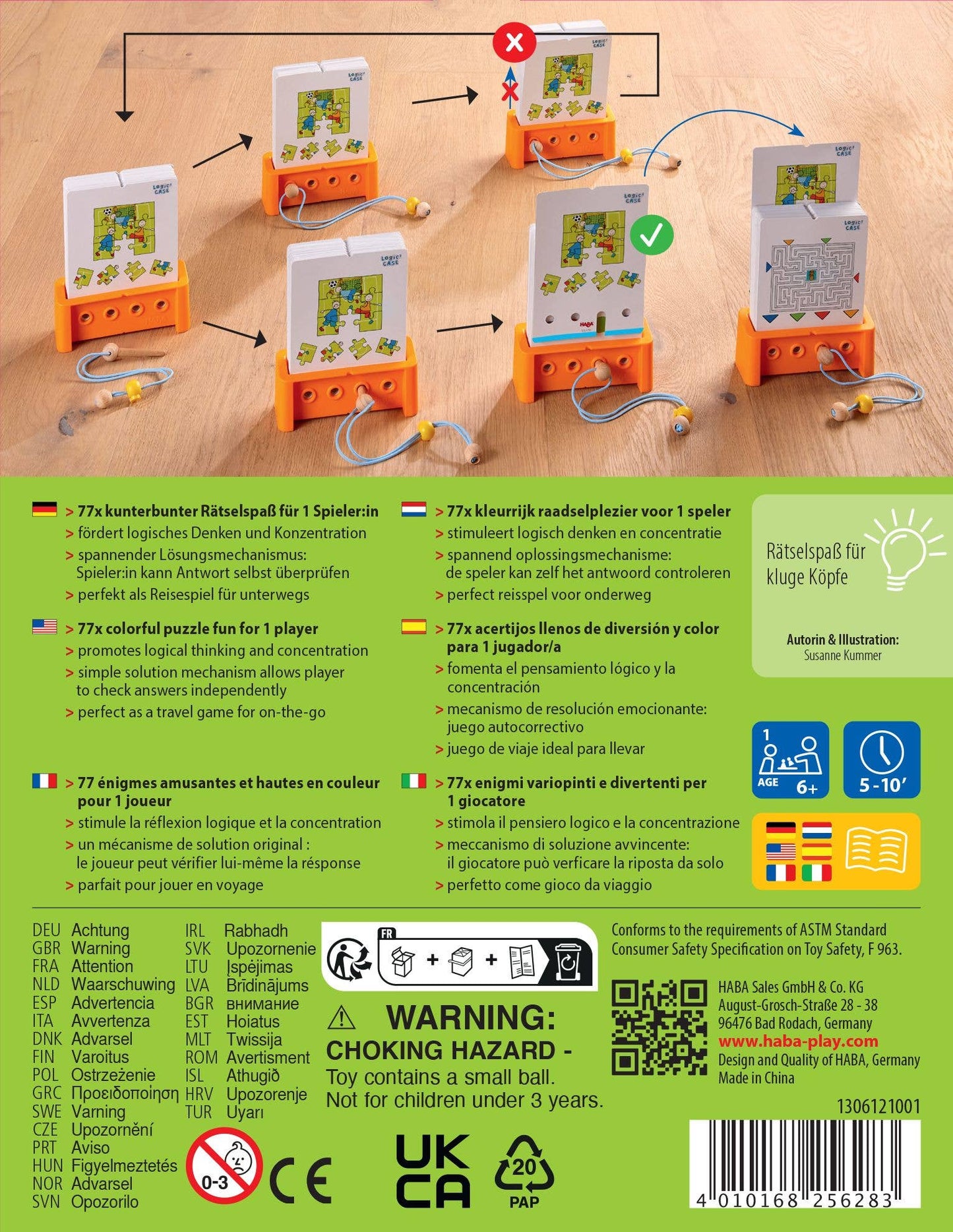 HABA USA - Logic! Starter Set 6+ - Advanced Logic & Thinking Game