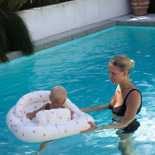 Sunnylife - Interactive Baby Float Strawberry Sunshine Pink