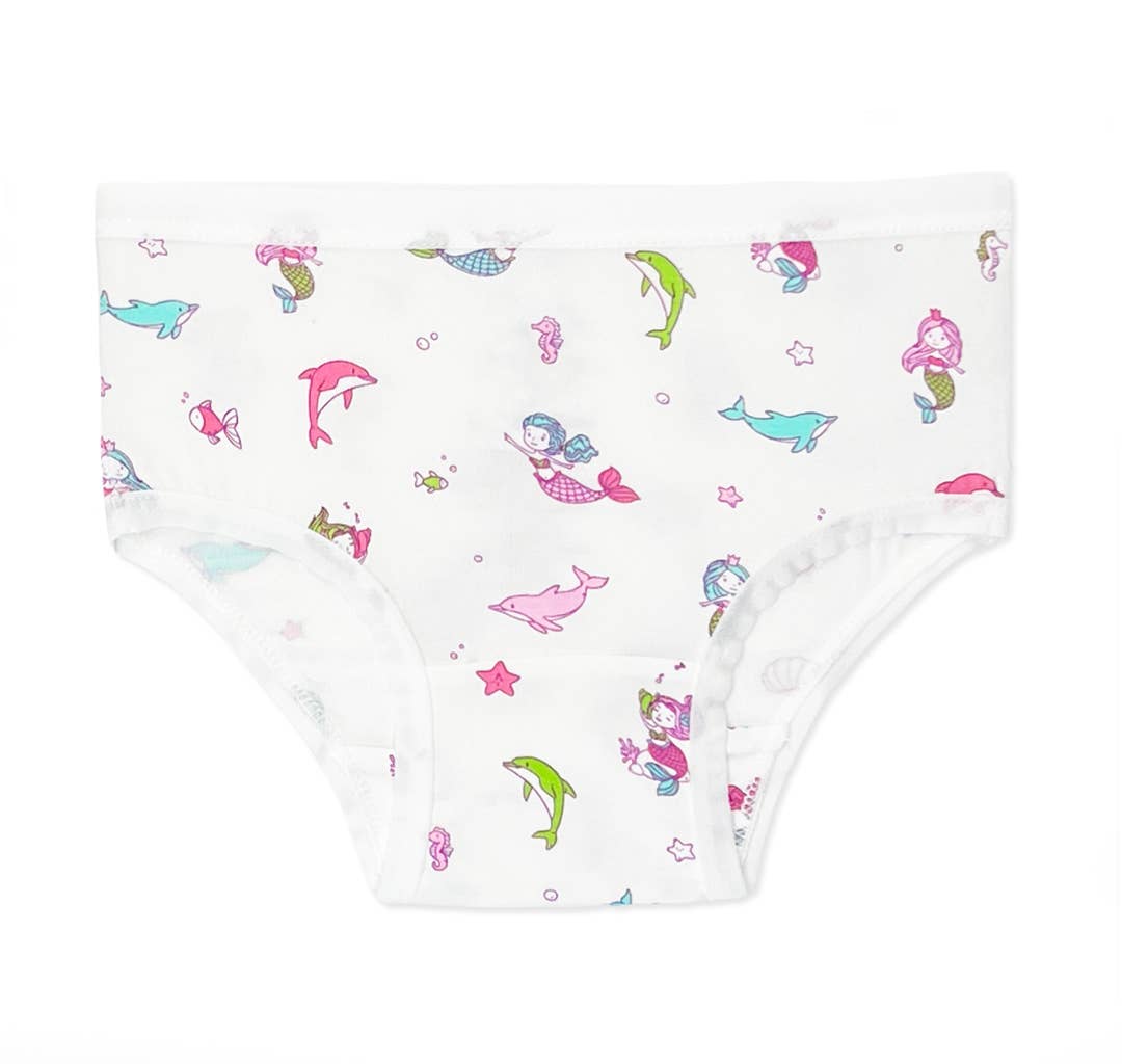 Bellabu Bear - Girl's Bamboo Underwear 7-Pack: 4/5 T