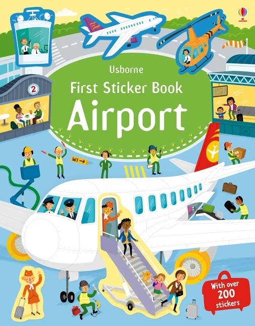 HarperCollins - First Sticker Book Airport : Usborne