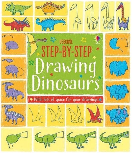 HarperCollins - Step-By-Step Drawing Dinosaurs : Usborne