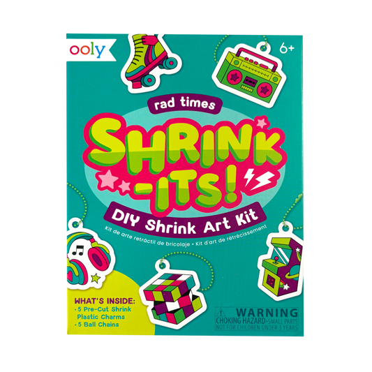 OOLY - Mini Shrink-Its! DIY Shrink Art Kit - Rad Times