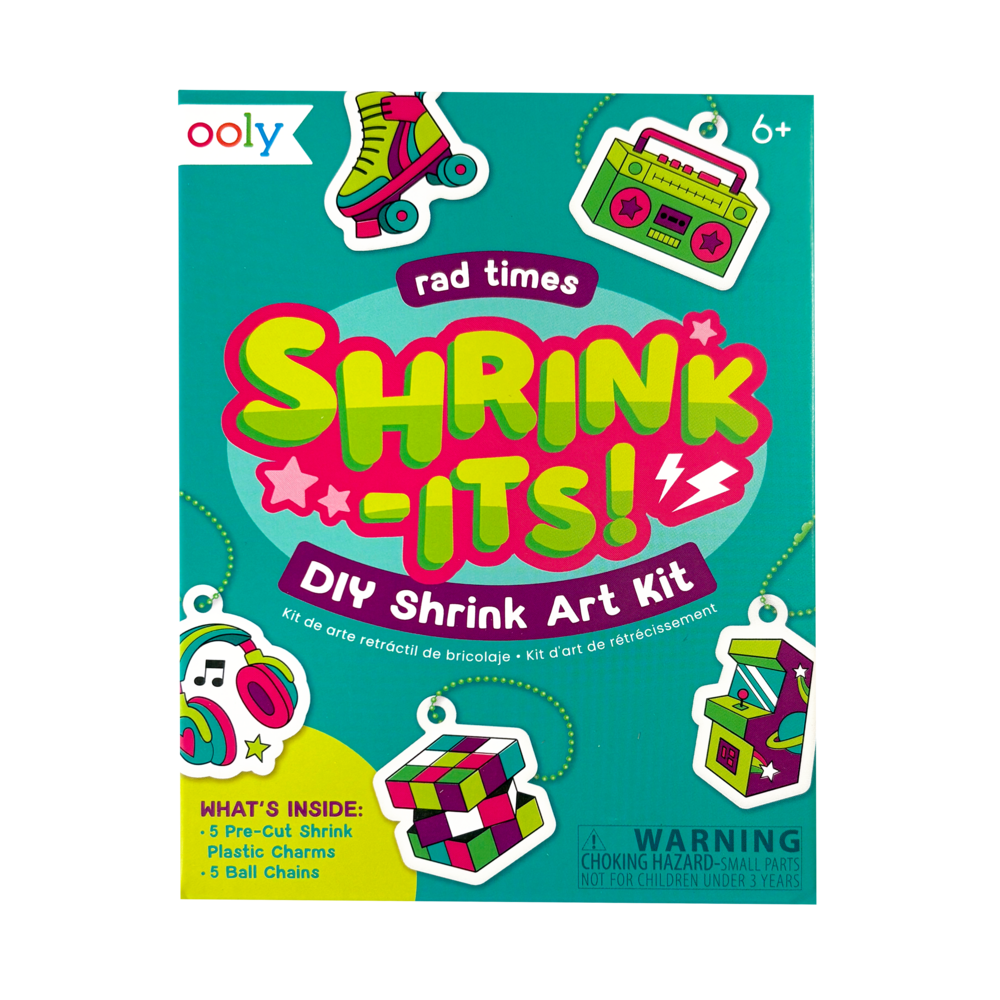 OOLY - Mini Shrink-Its! DIY Shrink Art Kit - Rad Times