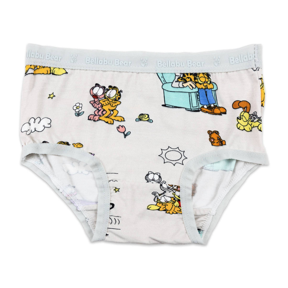 Bellabu Bear - Garfield Bamboo Girls' Underwear 7-Pack: 4/5T