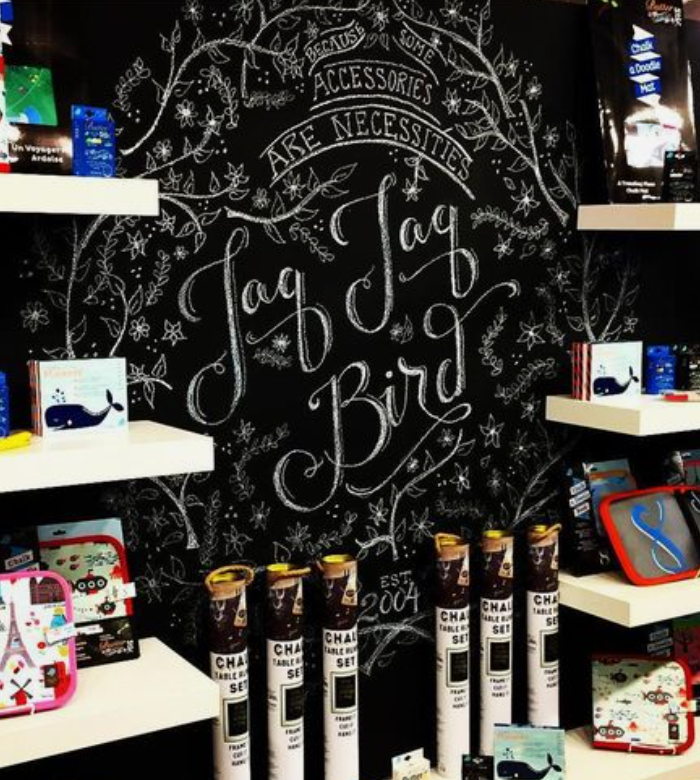 Jaq Jaq Bird - ButterStix® Dustless Cream Chalk,Christmas Stocking Stuffer