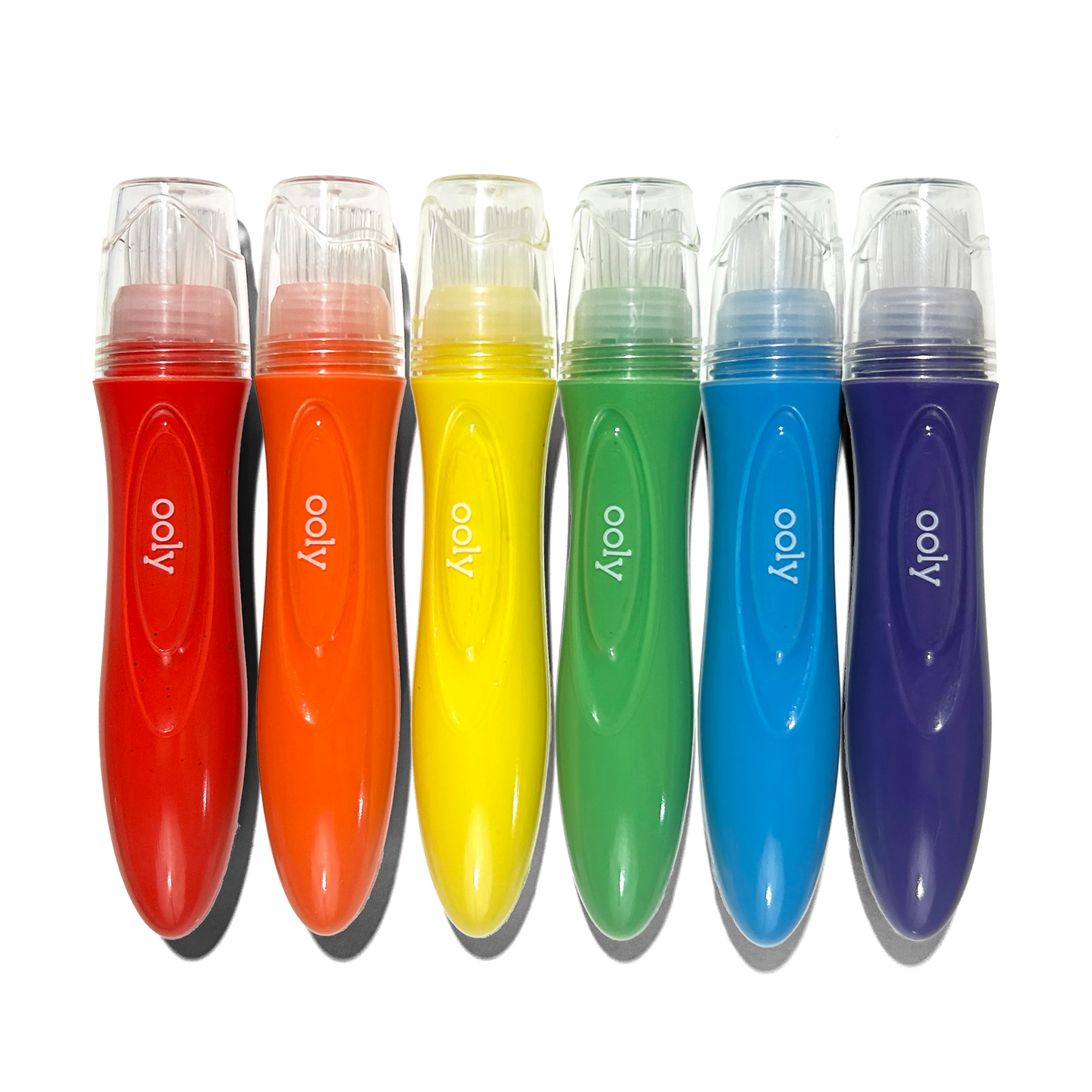OOLY - Easy Squeezy Squeezable Poster Paint Brushes - Set of 6