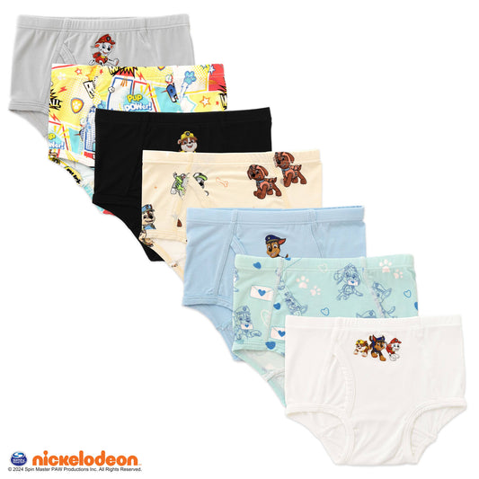 Bellabu Bear - PAW Patrol Boy's Bamboo Underwear 7-Pack: 6/7Y
