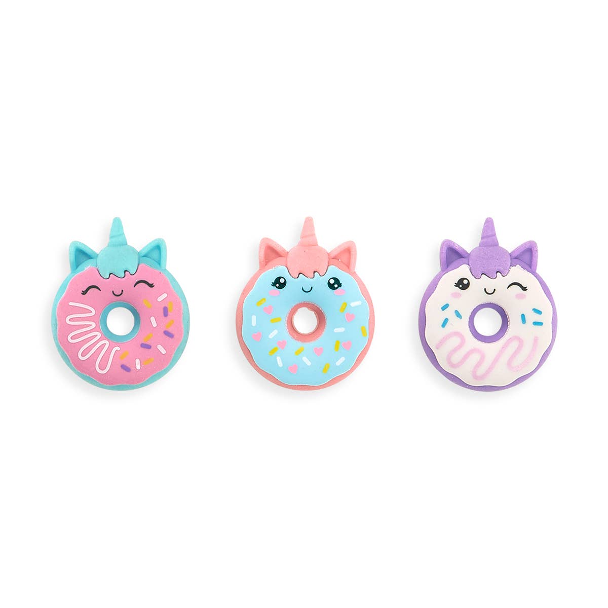 OOLY - Magic Bakery Unicorn Donuts: Vanilla Scented Puzzle Erasers