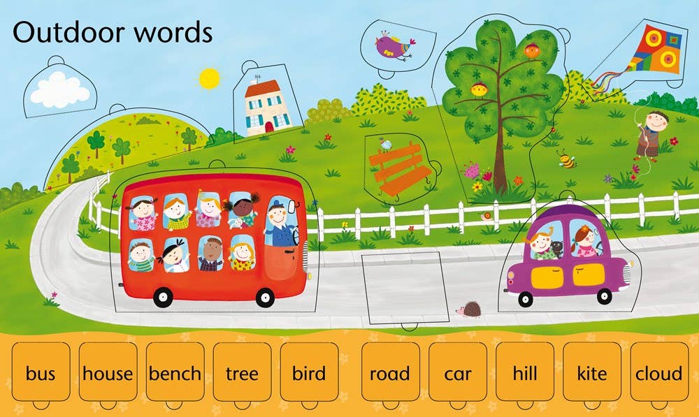 HarperCollins - Lift-The-Flap Word Book : Usborne