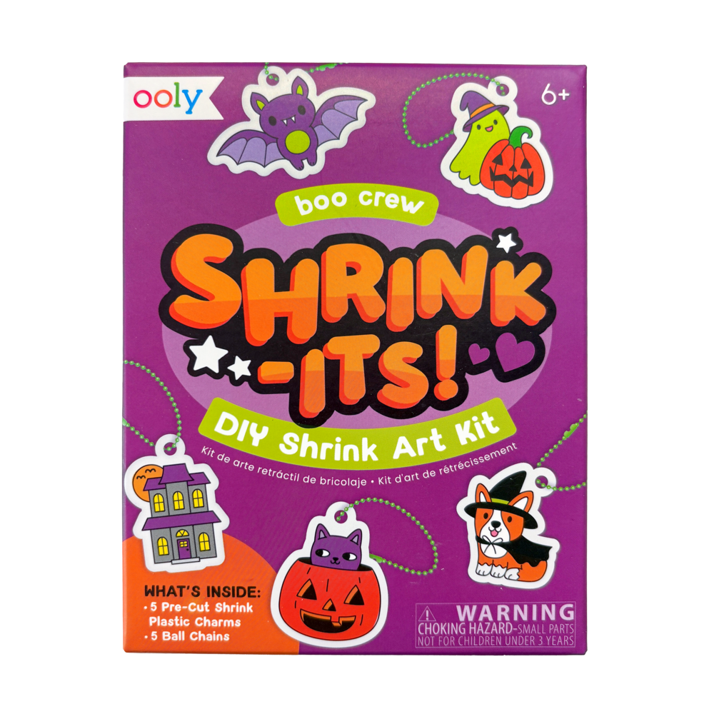 OOLY - Mini Shrink-Its! DIY Shrink Art Kit - Boo Crew