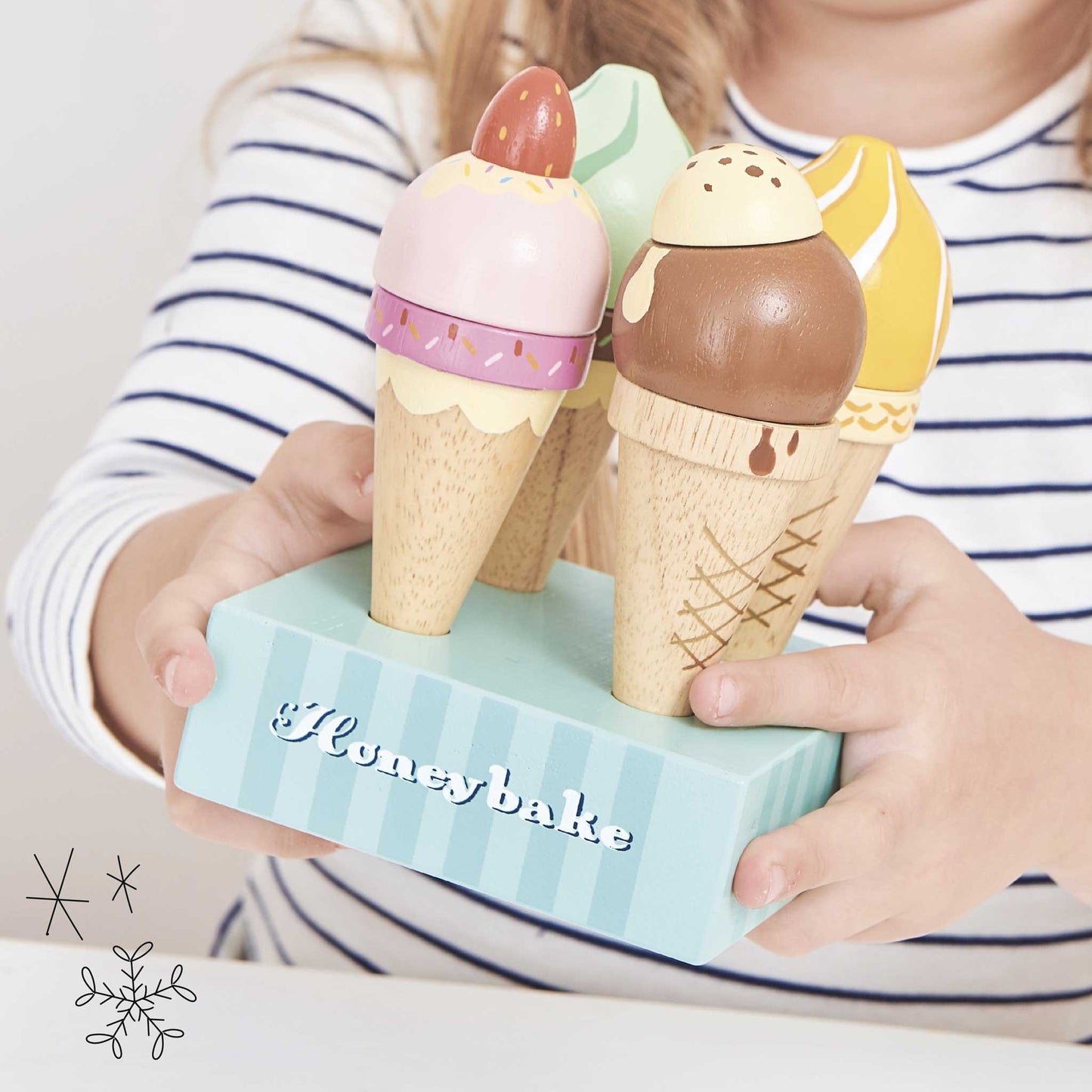 Le Toy Van, Inc. - Wooden Ice Cream Cones Set