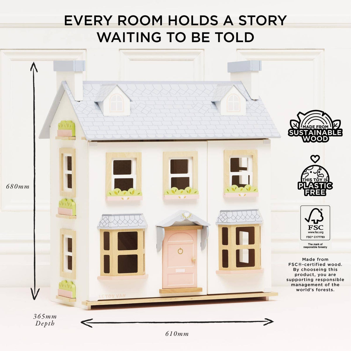 Le Toy Van, Inc. - Mayberry Manor Wooden Dolls House