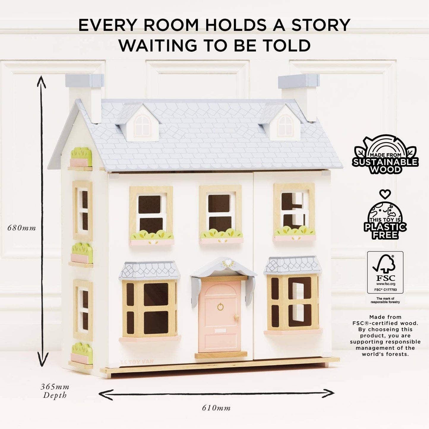 Le Toy Van, Inc. - Mayberry Manor Wooden Dolls House