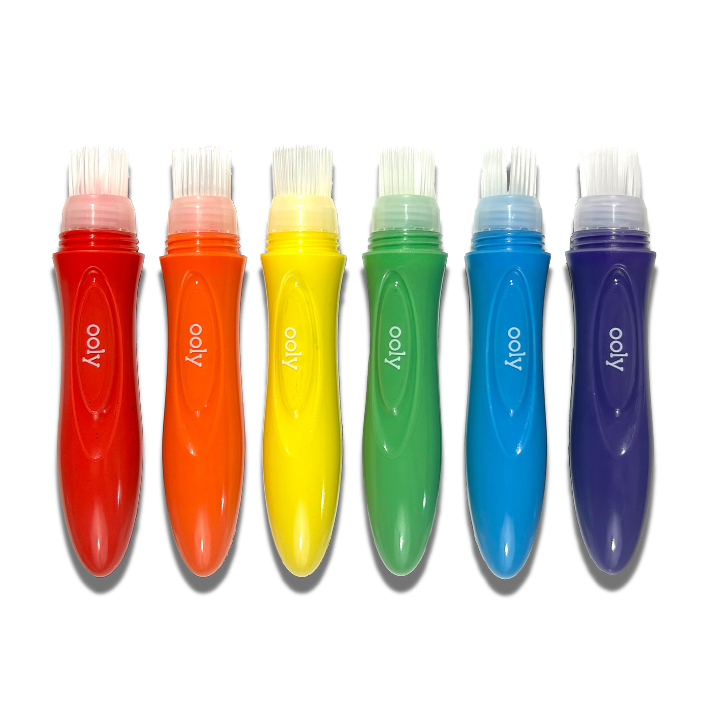 OOLY - Easy Squeezy Squeezable Poster Paint Brushes - Set of 6