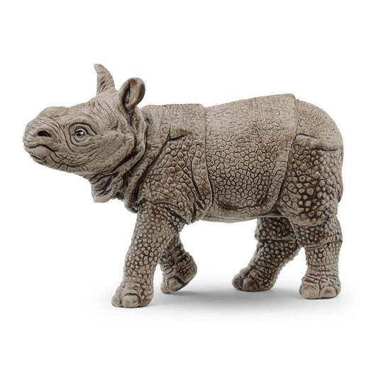 Schleich - Indian Rhinoceros Baby Safari Animal Toy