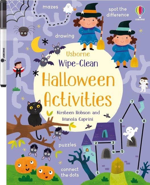 HarperCollins - Wipe-Clean Halloween Activities : Usborne