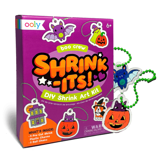 OOLY - Mini Shrink-Its! DIY Shrink Art Kit - Boo Crew