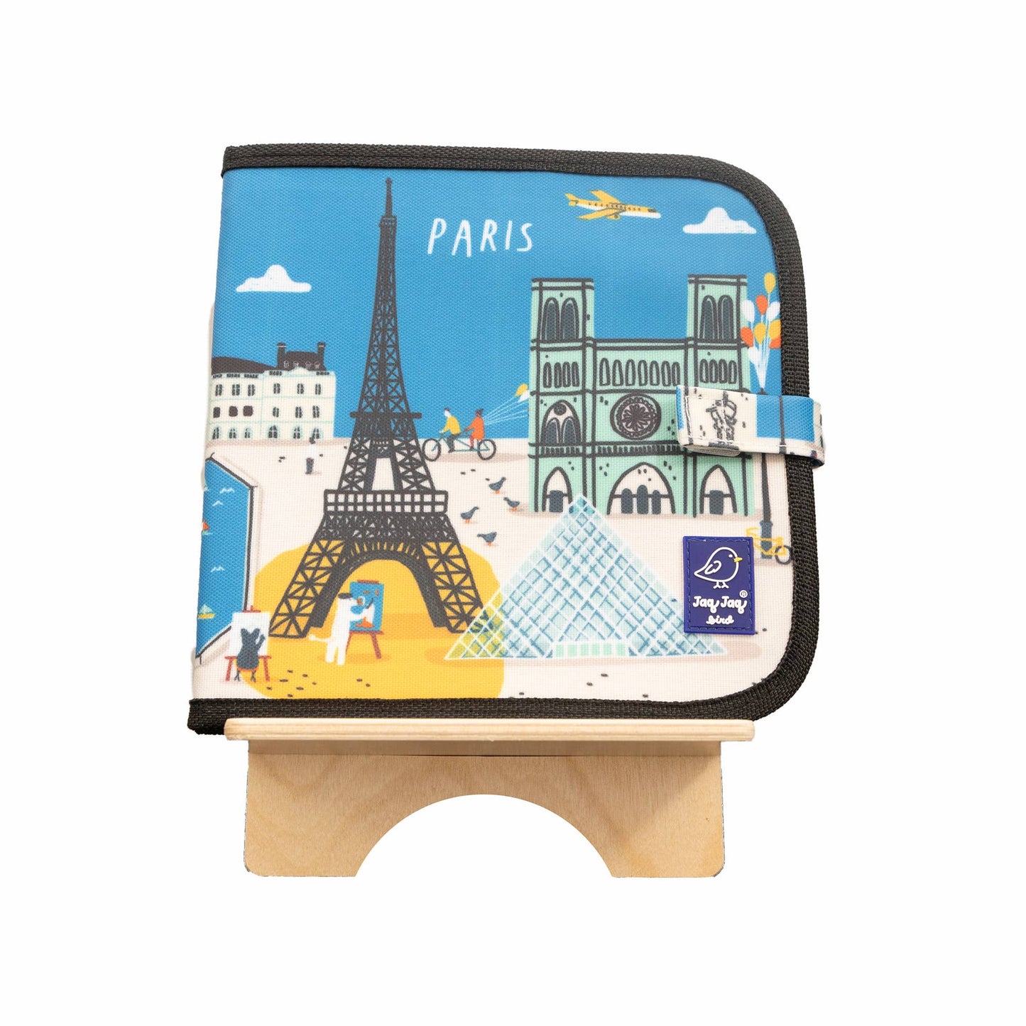 Jaq Jaq Bird - Paris Dry and Wet Wipe Activity Book