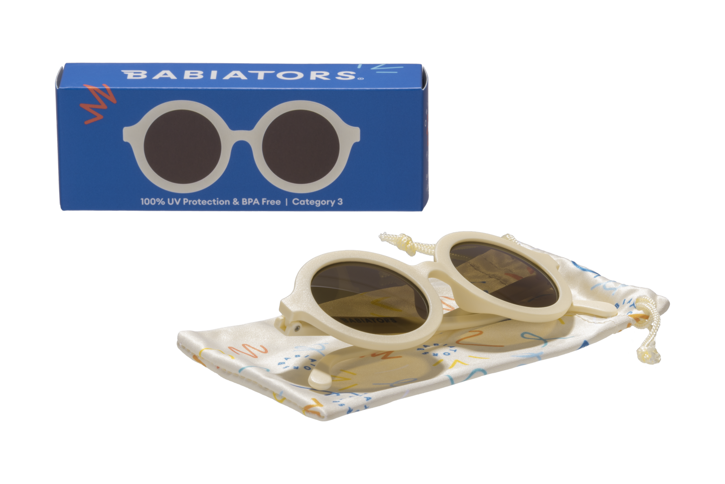 Babiators - Euro Round Baby and Kid Award Winning Sunglasses: Ages 3-5 / Into the Mist