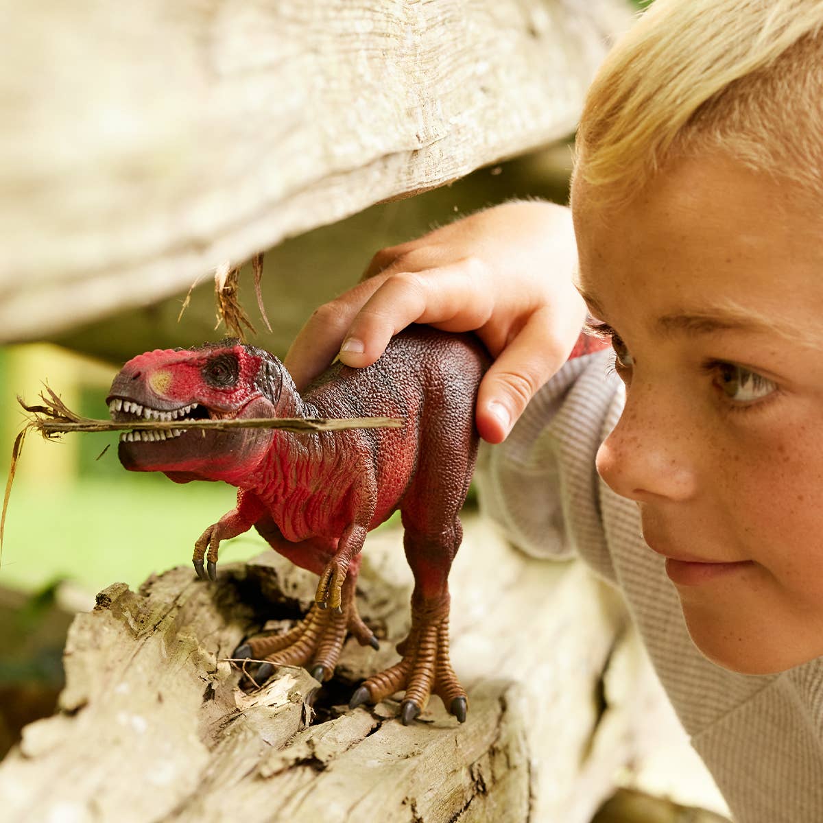 Schleich - Red Tyrannosaurus Rex Dinosaur Toy