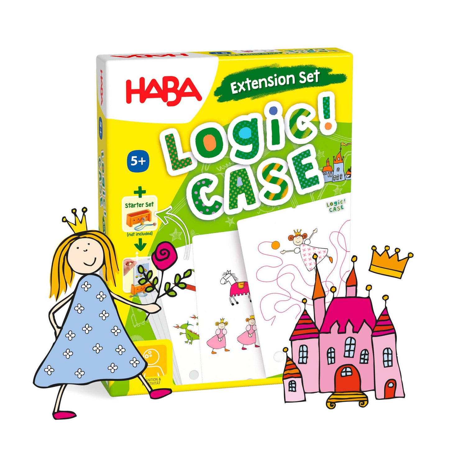 HABA USA - Logic! Expansion Set 5+ - Princess Logic Game for Kids