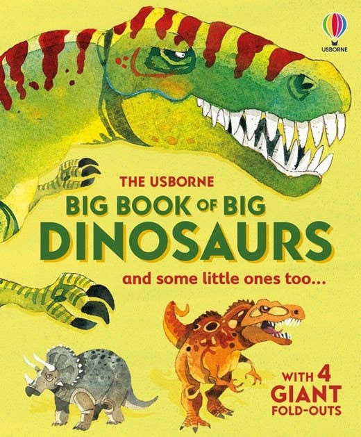 HarperCollins - Big Book Of Big Dinosaurs: Usborne
