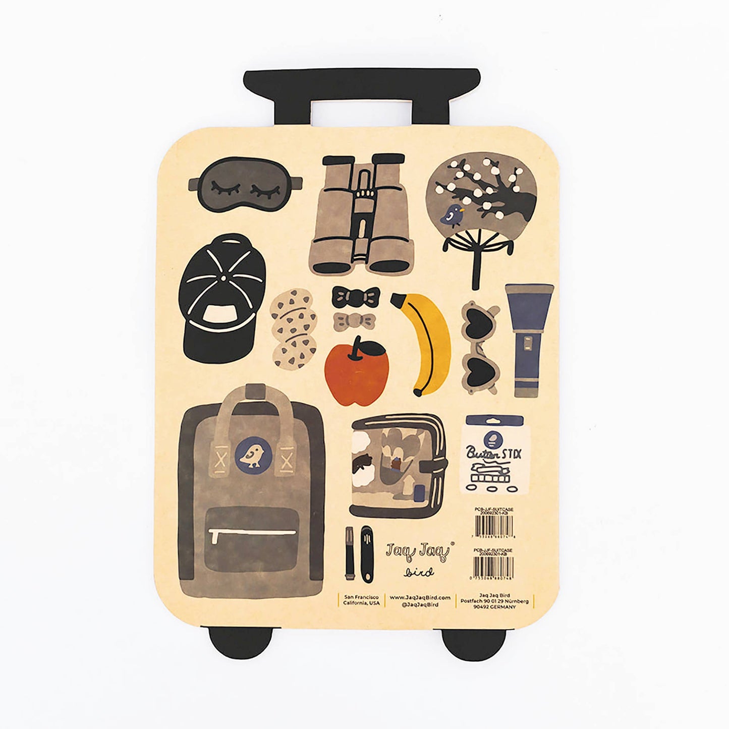 Jaq Jaq Bird - Jumbo Suitcase Paper Coloring Book