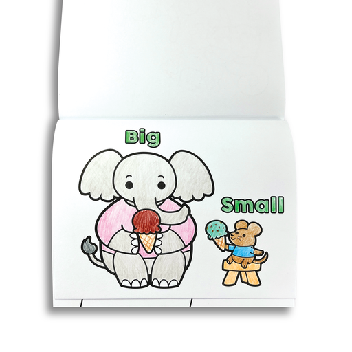 OOLY - Toddler Coloring Book - Opposites