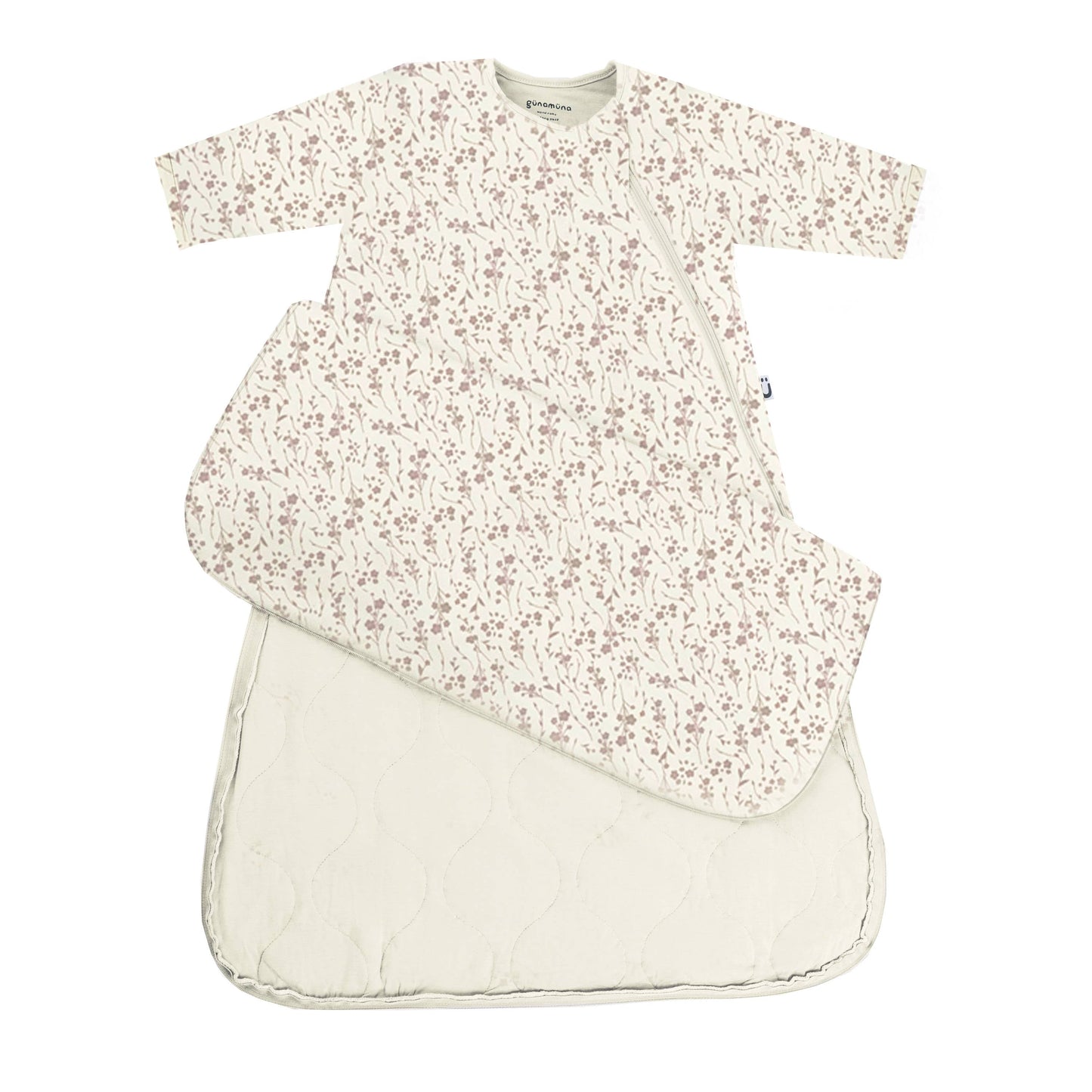 gunamuna - FW24 LONG SLEEVE SLEEP BAG : Fish with a hat / 3-9M / 1.0