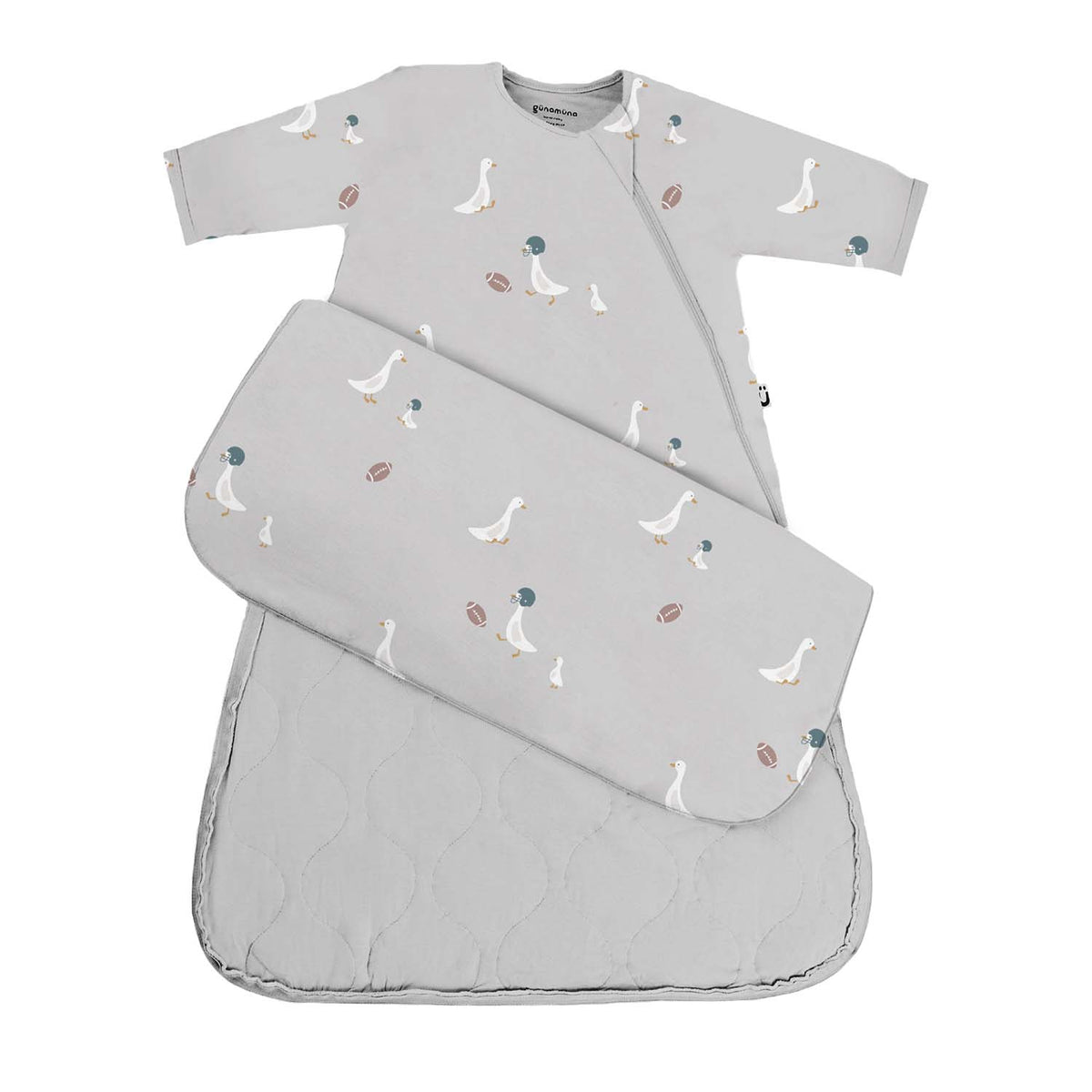 gunamuna - FW26 Long Sleeve Sleep Sack 1.0: Moose / 24-36m