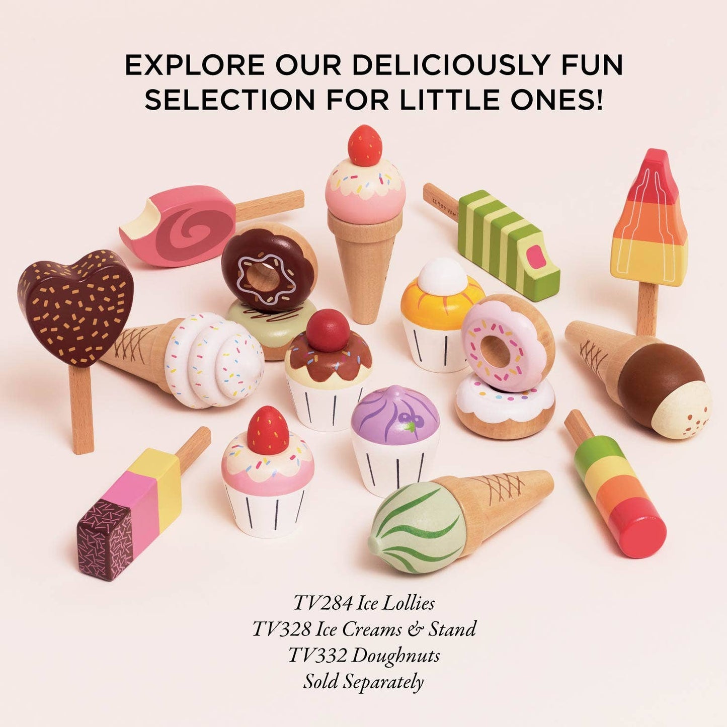 Le Toy Van, Inc. - Wooden Cupcake Play Food Set