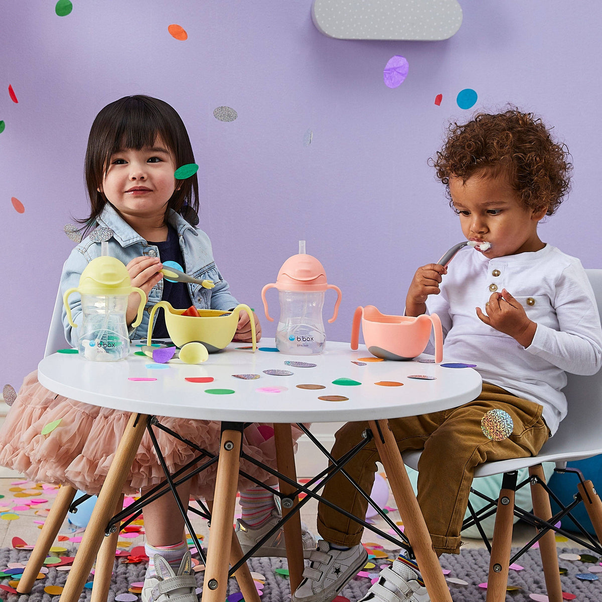 b.box USA - Toddler cutlery set - tutti frutti