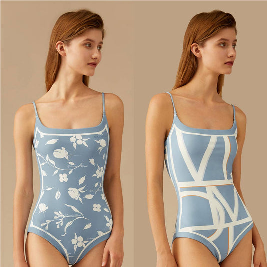 Visual Mood - ELENA Reversible One Piece Swimsuit: S