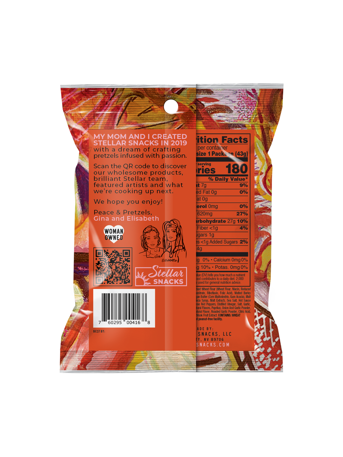 Stellar Snacks - Stellar Pretzel Braids - Sweet & Sparky - 1.5oz