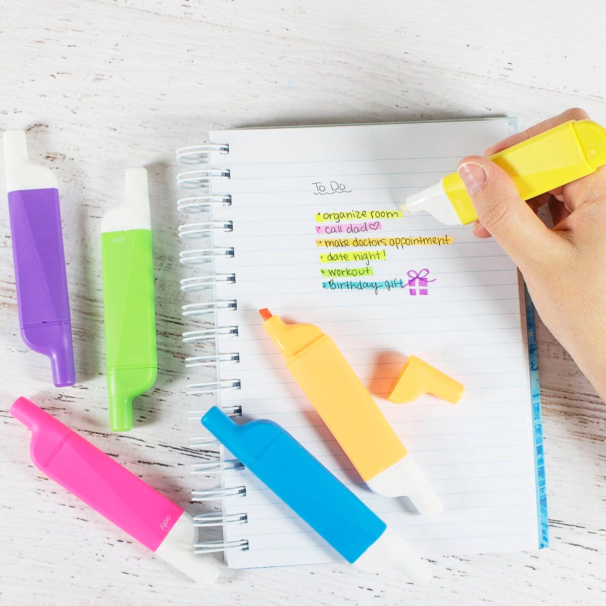 OOLY - Do-Overs: Erasable Highlighters (Set of 6)