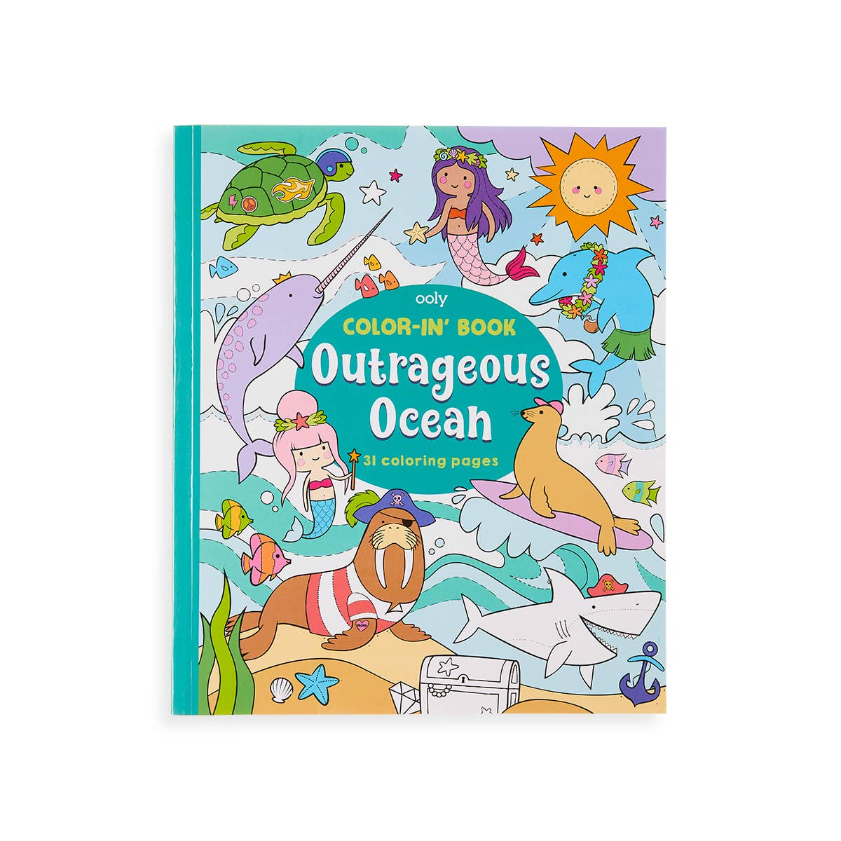 OOLY - Color-in' Book: Outrageous Ocean