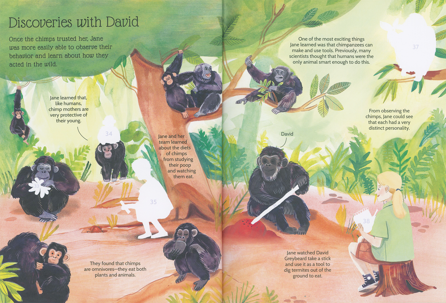 EDC Publishing - Sticker Life Stories: Jane Goodall