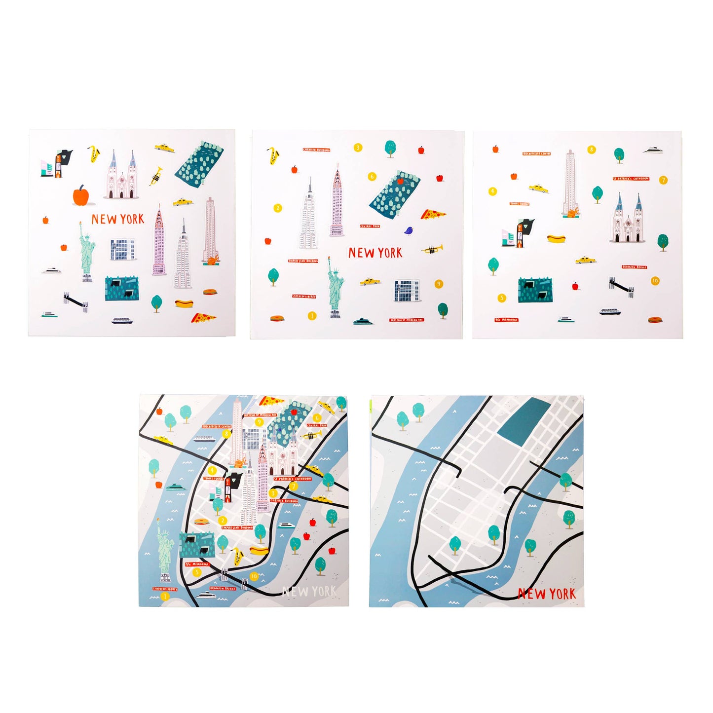 Jaq Jaq Bird - Cities of Wonder Sticker Activity Set - New York