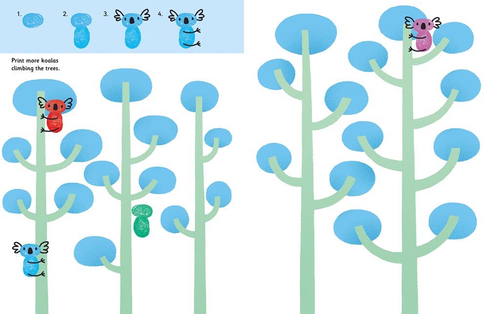HarperCollins - Fingerprint Activities Animals : Usborne