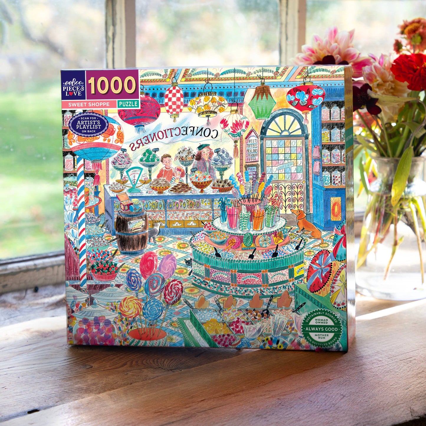 eeBoo - Sweet Shoppe 1000 Piece Puzzle