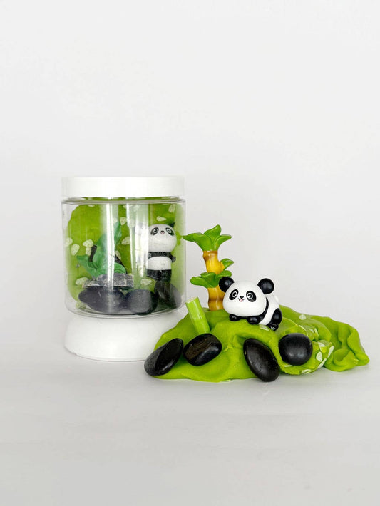 Earth Grown KidDoughs (KidDoughs by EGKD) - Panda Mini Dough-To-Go