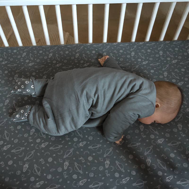 gunamuna - FW25 LONG SLEEVE FOOTIE SLEEP BAG: Mini Floral / 18-36M / 2.5