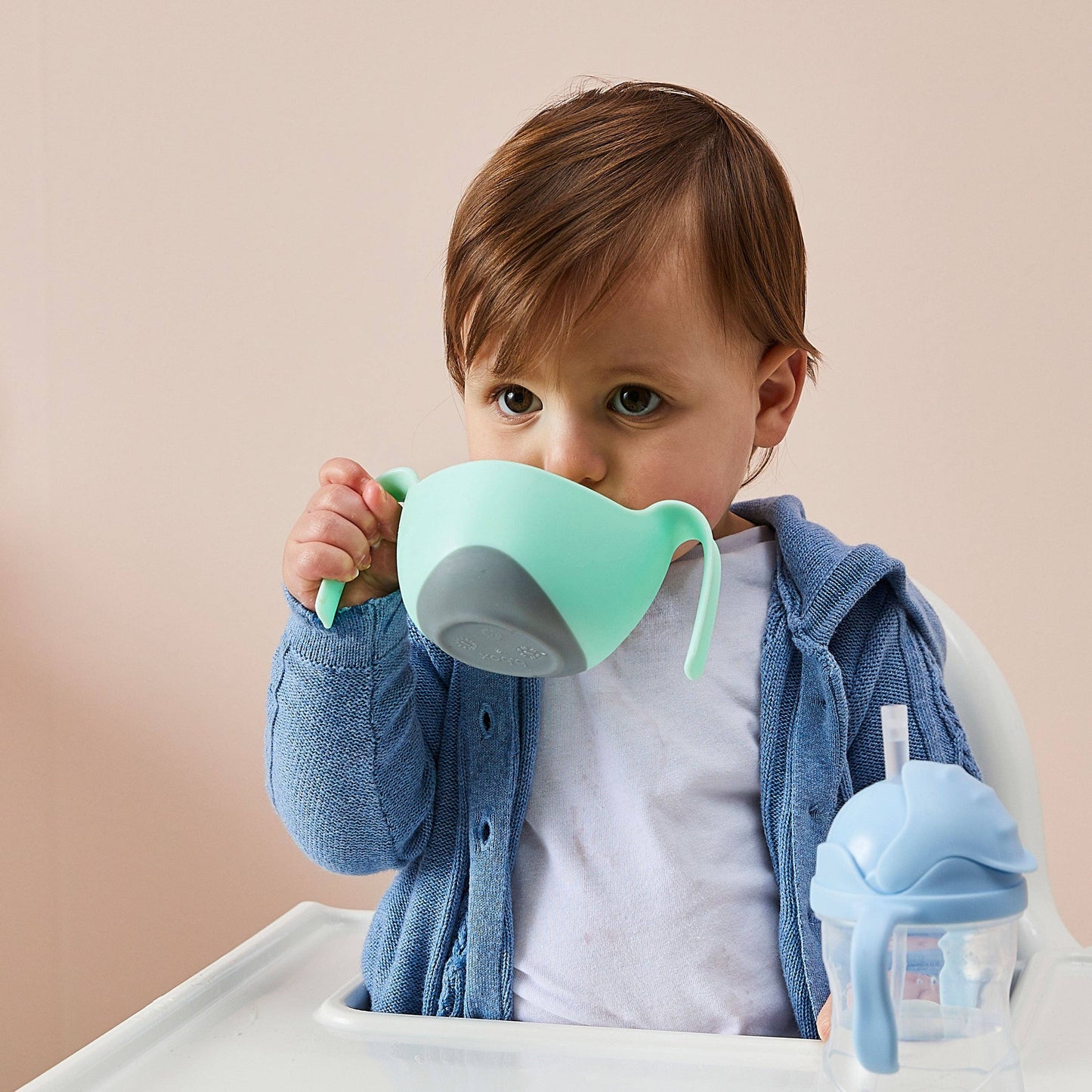 b.box USA - Bowl + straw - pistachio