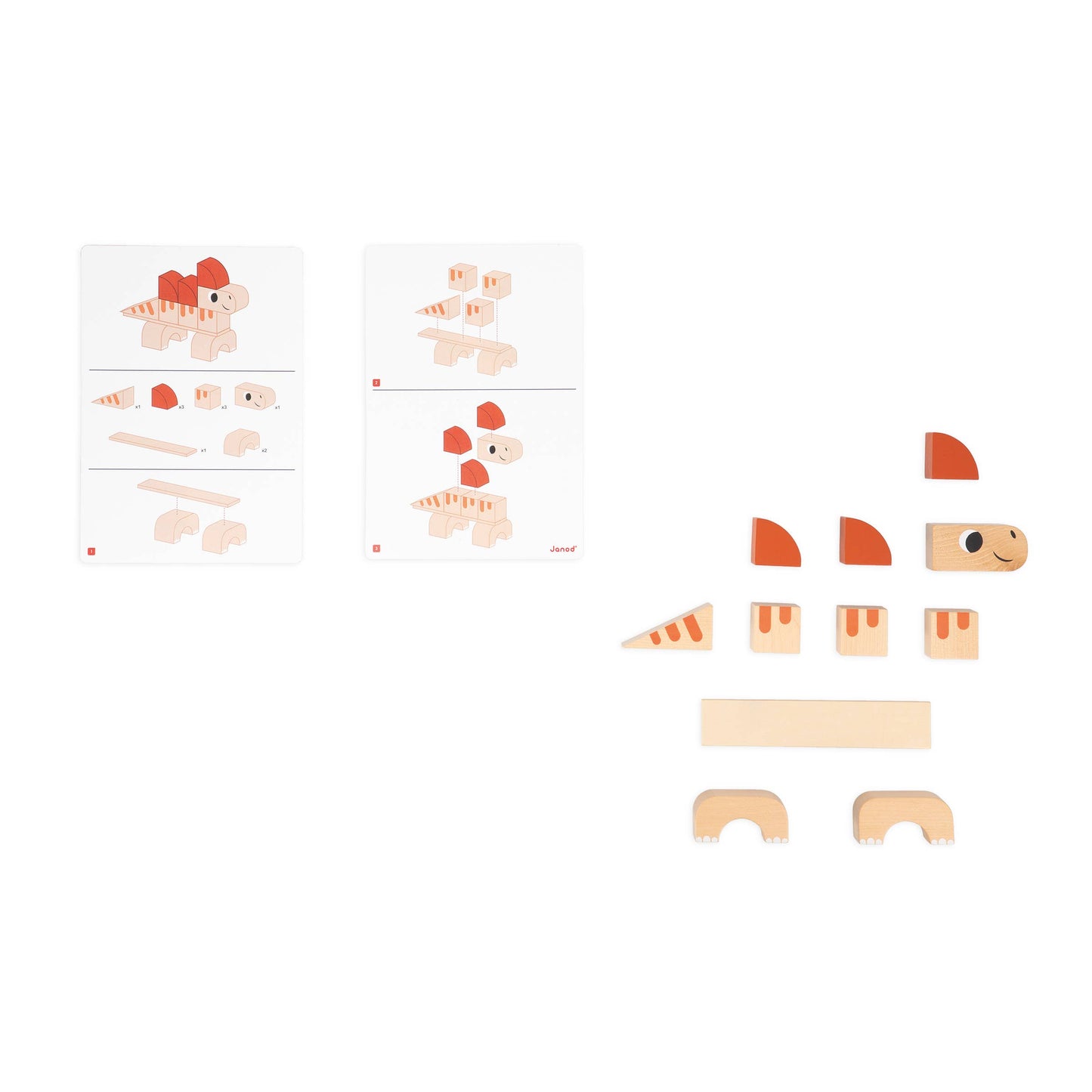 Janod - Dino | Cubikosaurus | Dinosaurs to Build | Early development