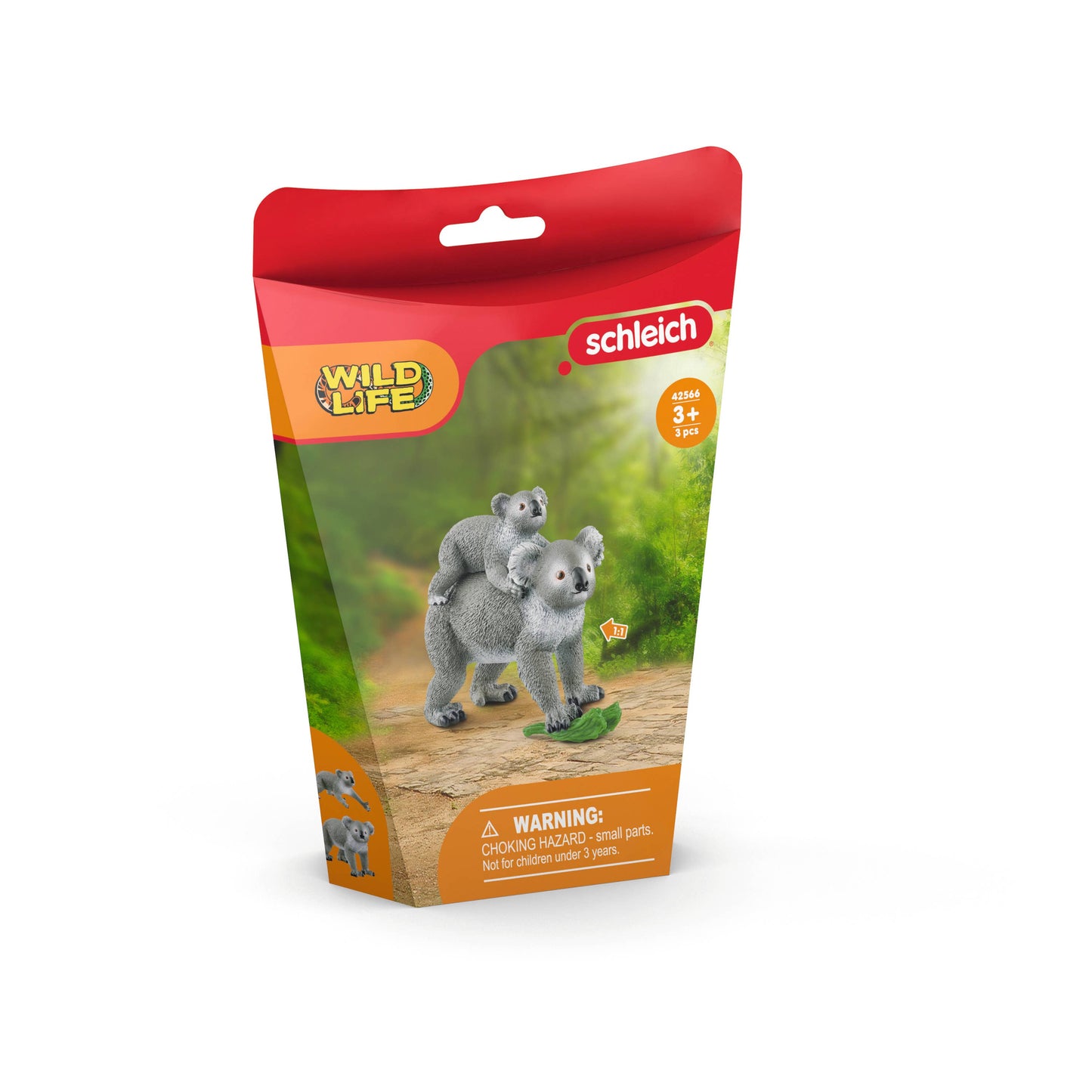 Schleich - Koala Mother With Baby Wild Animals Playset