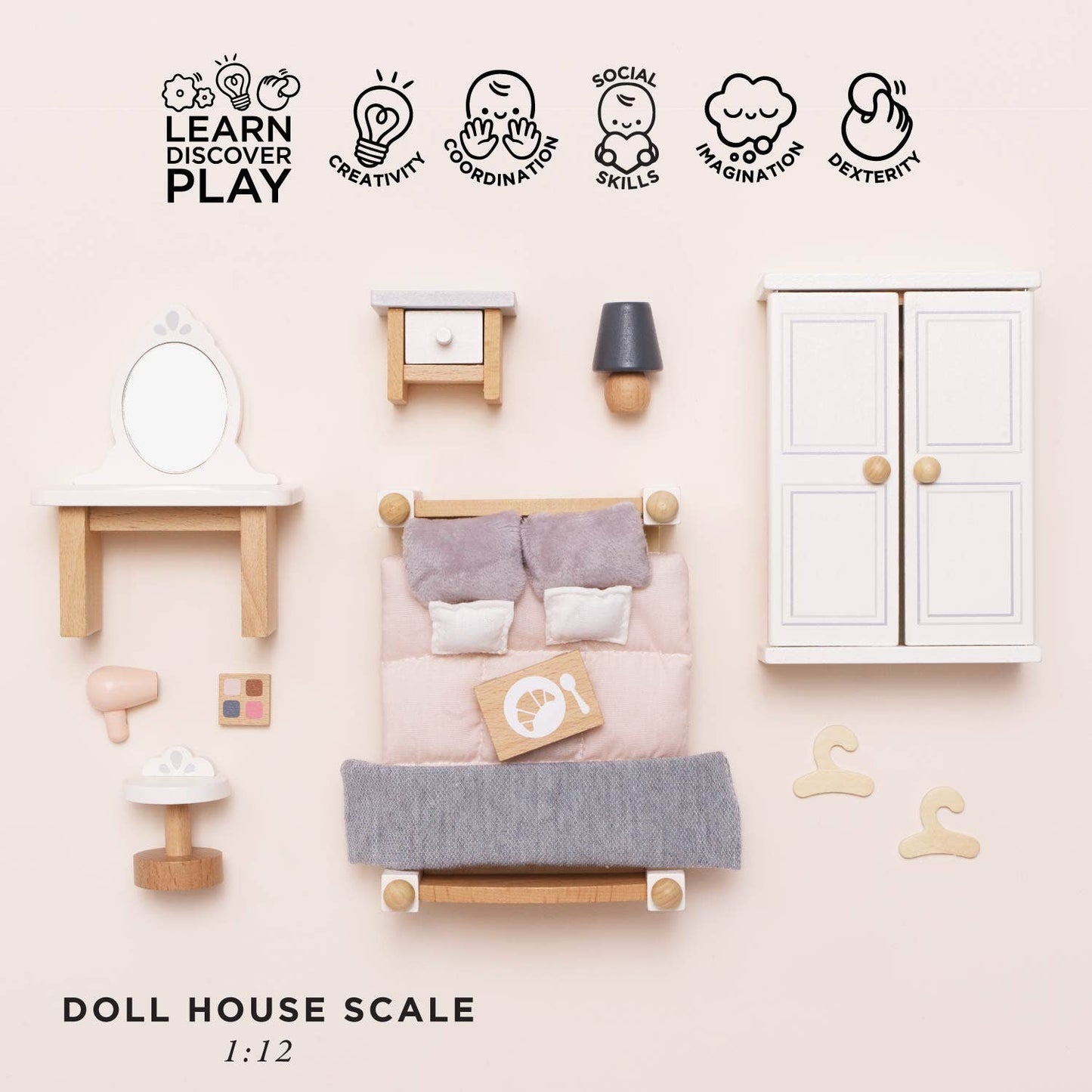 Le Toy Van, Inc. - Wooden Dolls House Bedroom
