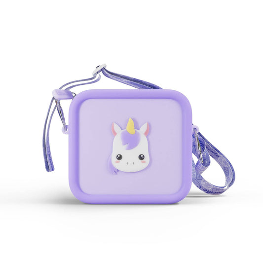 Kidamento - [New] Silicone Bag - Purple Unicorn